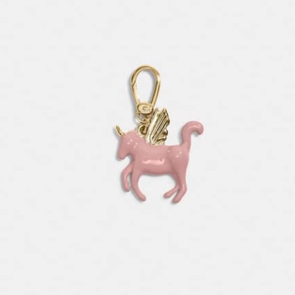 Coach Enamel Uni Charm - Women's Bag Charms - Pink - Picture 3 of 5